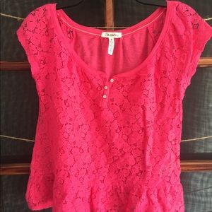 Bright pink, summer top